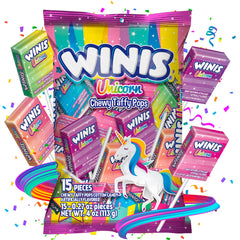 Kid-friendly Winis Unicorn candy option for family events