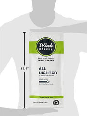 Wink Coffee Low Acid Espresso beans close-up highlight cocoa and berry notes for tasting moments