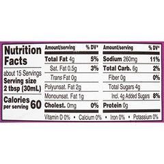 Wish-Bone Light Raspberry Walnut dressing pour highlights easy squeeze for salads and marinades.