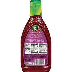 Wish-Bone Light Raspberry Walnut dressing on greens demonstrates a flavorful, low-fat option.