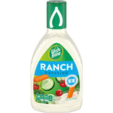 Wish-Bone Ranch dressing bottle on kitchen counter for quick salads.