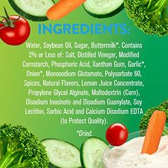 Close-up of Wish-Bone Ranch label on creamy dressing.