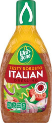 Label close-up showing no artificial flavors in Wish-Bone dressing