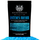 Witches & Wiccan blue sea salt activates the third eye to enhance intuition.