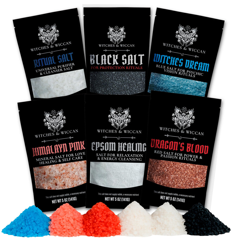 Ritual salt starter collection by Witches & Wiccan for ceremony and energy work.