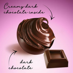 WITOR'S dark chocolate truffles with cream filling, ideal for a luxurious treat.