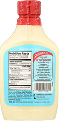 Woeber horseradish sauce creamy texture highlights spreadable goodness.