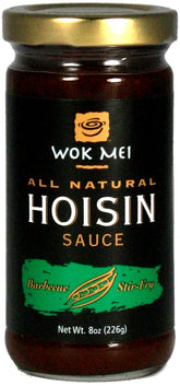 Wok Mei Hoisin Sauce bottle ready for marinades and glazing.