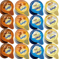 Wolgo coffee creamer singles variety pack enhances daily office coffee routines.