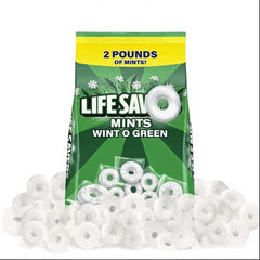 Wolgo Wint-O-Green hard candy bulk bag, individually wrapped for easy sharing and gifting