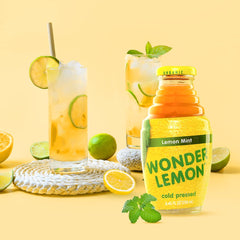 Wonder Lemon bottle pour shows easy, pour-ready serving