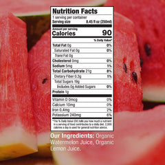 Wonder Melon Organic Watermelon Juice pour, a cooling refreshing moment in a glass.