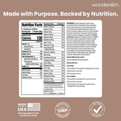 WonderSlim Mocha Cream shake packaging showing convenient single-serve packets.