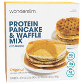 WonderSlim protein pancake-waffle mix original packet for a quick high-protein breakfast.