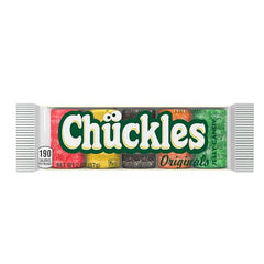 Wonka Chuckles Original 24-pack packaging display ready for party favors.