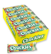 Wonka Chuckles Original jellies close-up with colorful sugar coating for a playful, shareable snack.