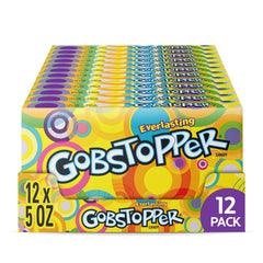 Wonka Everlasting Gobstopper 5oz pack closeup showing vibrant colors for a multi-flavor experience