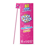 Wonka Pixy Stix 85-count packaging for quick, colorful snacking on the go.