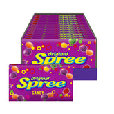 Wonka Spree original hard candy box front view, colorful treats ideal for sharing.