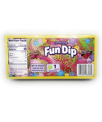 Wonka Springtime Fun Dip multi-pack 16ct close-up image highlighting flavors for Easter celebrations