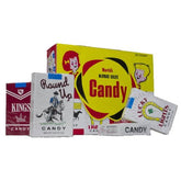 World Confections Cigarettes 48ct box front view shows retro packaging for nostalgic snacking.