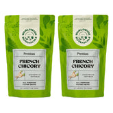 Worldwide Botanicals French chicory root bag ready for caffeine-free brew