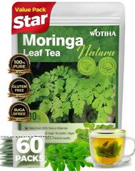 WOTIHA moringa tea bags 60-count for easy daily wellness rituals
