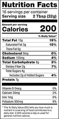 WOWBUTTER whole soy base ingredient highlighted as plant protein