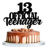 WRACKKIAR 13th birthday glitter topper for cake adds festive flair
