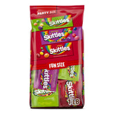 Wrigley's Skittles Christmas bag front view, perfect stocking stuffers