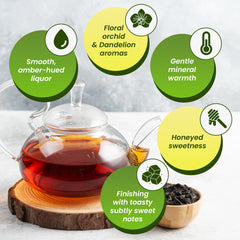 Wu Mountain Tea aroma-steam rising from a cup enhances relaxation moments.