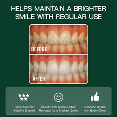 WUEIS sugarfree gum with xylitol and erythritol for tooth-friendly sweetness