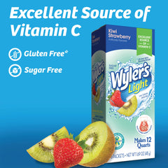 Sugar-free Wyler’s Light with 5 calories per serving for lighter hydration