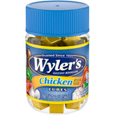 Wyler's Instant Bouillon chicken cubes jar front view shows convenient flavor boost