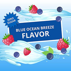 Wyler's Light Blue Ocean Breeze stick showing tropical flavor
