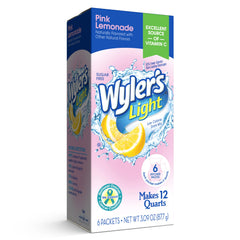 Wyler's Light Pink Lemonade pitcher packs flavor water without sugar.