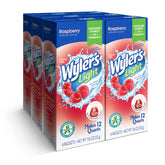 Wyler's Light Raspberry glass with flavored water for daily refreshment