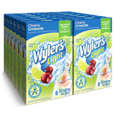Wyler's Light Cherry Limeade Singles To Go box-front showing a convenient hydration option.