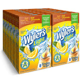 Wyler's Light Half n' Half water enhancer packet being poured for refreshing hydration.