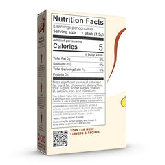 Wyler's Light Singles To Go Vanilla contents shot, sugar-free flavor boost during workouts.