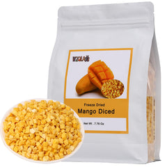 WZQLAOYS freeze-dried diced mango package preserves natural flavor for snacking