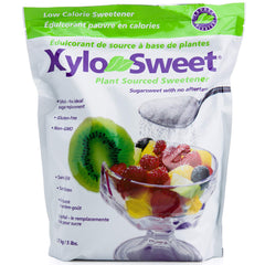 Xlear XyloSweet granules in bag ready for sugar substitution and baking