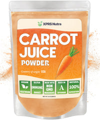 XPRS Nutra carrot powder bottle front for quick daily smoothies