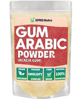 XPRS Nutra Gum Arabic powder in 4oz packaging for easy storage and quick use