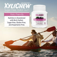 Pack of four Xylichew jars emphasizes bulk value and portability.