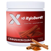 Xyloburst gum jar front view showing 100 pieces for daily freshness.