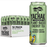 Yachak Ultimate Mint yerba mate can front view for a refreshing caffeine boost