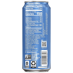 Yachak Berry Blue 16oz can side view showing convenient packaging