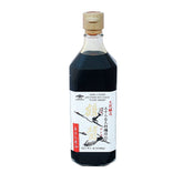 Yamaroku Tsuru Bishio 4-year soy sauce bottle highlighting aged depth for rich flavor.