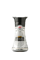 Yamasa Organic Tamari bottle ready for pour to elevate sauces.